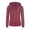 Burgundy Zip Hoodie